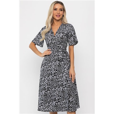 Платье Мода люкс (серое) П13798-35М