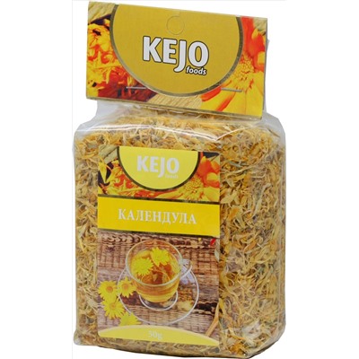 KejoFoods. Herbal Collection. Календула 50 гр. мягкая упаковка