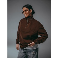 Свитшот Брамея коричневый Лт