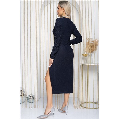 Платье Диана (темно-синее) П12184-21