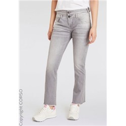 Baby Cropped Recycled Denim Grey