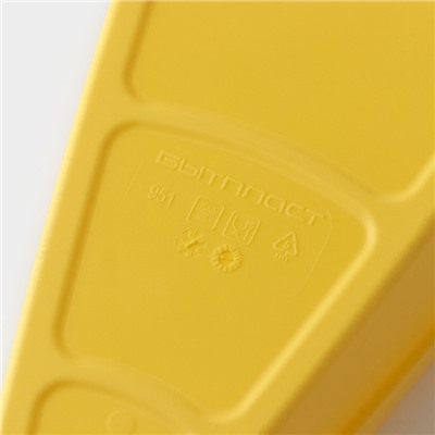 Контейнер для хранения сыра RICCO, пластик, 19.8×10.6×7.5 см, жёлтый