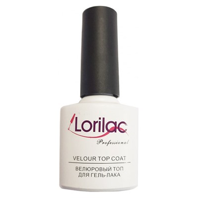 Верхнее велюровое покрытие Lorilac Professional Velour Top Coat 10 ml