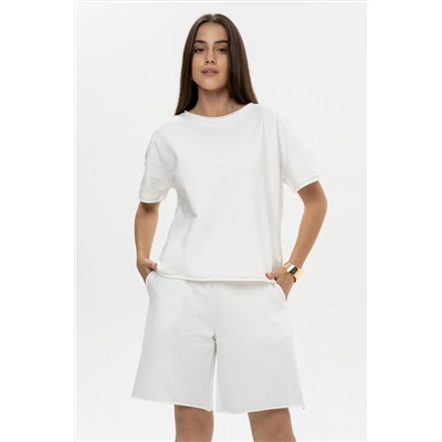 Шорты женские 25-517L3-46 молочный