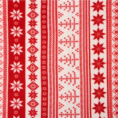 Плед Этель "Новогодний узор" 150*200 см,100% п/э, корал-флис 220 гр/м2
