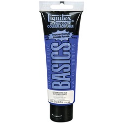 Краска акриловая художественная Liquitex "Basics", 118мл, туба, 380 ультрамарин синий