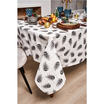 Скатерть «Этель» Christmas 150×110 см, 100%хл, саржа 190 г/м²