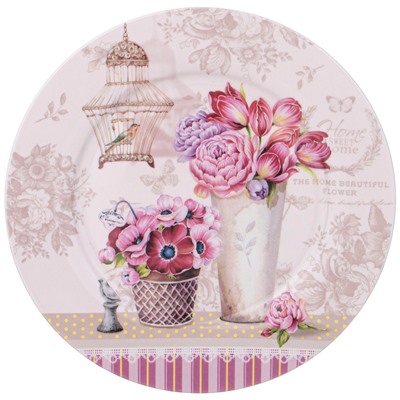 ТАРЕЛКА ЗАКУСОЧНАЯ LEFARD ТЮЛЬПАНЫ 20,5 СМ МАЛ.УП.=4шт.