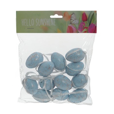 GAEM Набор из 12-ти изделий декоративных подвесных "Яйцо" (3*4), L16 W3 H20 см