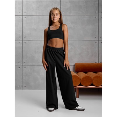 Брюки "Диагональ" Черный  Детский