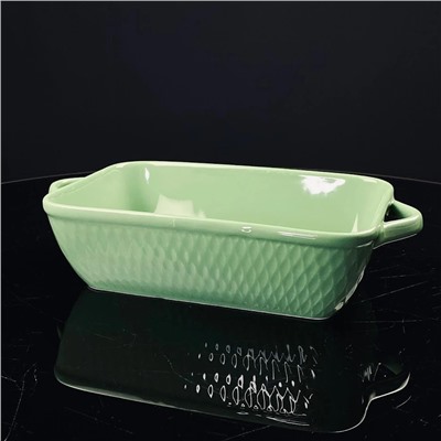 118-089 Прямоугольное блюдо для запекания 24см в под.уп.(х12)Фарфор