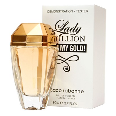 Tester Paco Rabanne Lady Million Eau My Gold For Women edt 80 ml