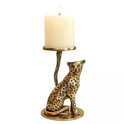 Подсвечник Ягуар, Aluminium Jaguar Pillar Candle Holder, произв. Behoma