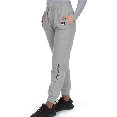Q-05 GRAY Брюки спортивные женские (85% хлопок, 15% полиэстер)