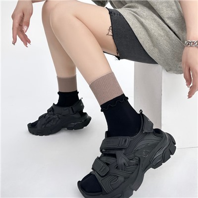 Tide, cotton trend knee socks for men and women, internet celebrity, mid-length