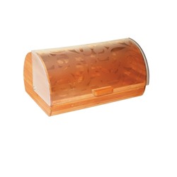 Хлебница Kelli KL-2149 прочный пластиковый корпус бамбуковое основание 36х21х17 см (4) оптом