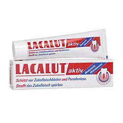 Lacalut Zahnpasta aktiv Зубная паста, против кровоточивости дёсен,  100 мл