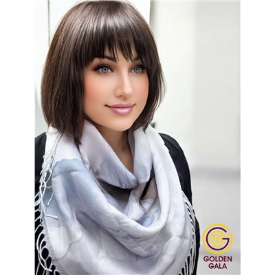 Платок с кистями цветочный принт 3D  Арт: С2512/05