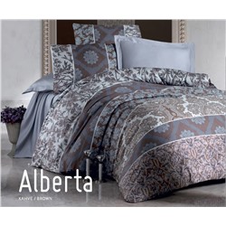 Комплект Постельного Белья Евро 2 сп. Сатин Royal Saten Alberta - cotton box