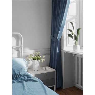 Тумба прикроватная Saga, Hordur, 55х40х50 см, белая