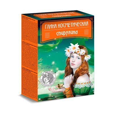 Dr. SHUSTER глина косметическая спирулина 100 г, Хиты продаж