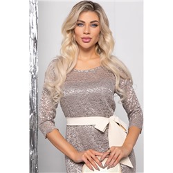 Платье "Линия гламура" (шампань) П7860