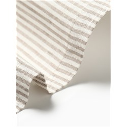 Дорожка на стол Этель Straightforward, 40×146 см, лён 100%, плотность 180 г/м², белая/серая