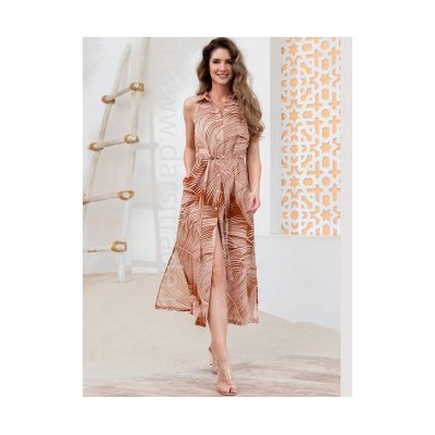 №5544 Платье домашнее "Pasadena" Mia-Amore Дроп х/б