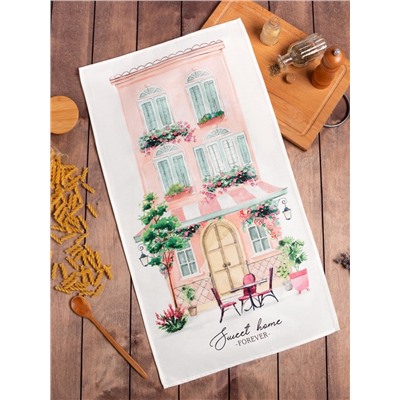 Полотенце "Этель" Sweet home 40х73 см, 100% хлопок, саржа 190 гр/м2