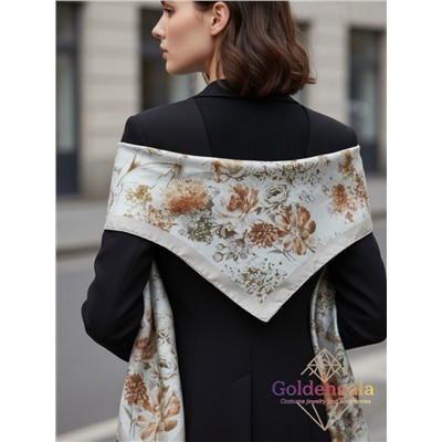 Платок из натурального шелка "Нежность прикосновения" Арт В1057/09