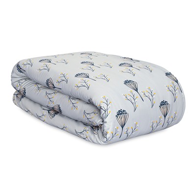 Комплект постельного белья "Полевые цветы" из премиального сатина из коллекции Russian North, 200х220 см