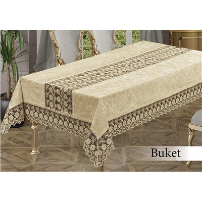 Скатерть 160x220 см. BUKET BEJ - Maison Royale