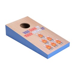 Игра Корнхол алкогольная, 8 подушек, 4 стопки, поле 25.2 х 12.5 х 6 см