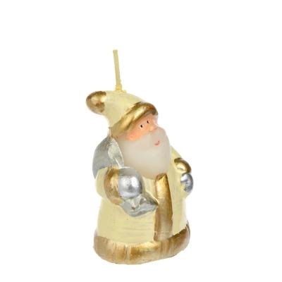 СНОУ БУМ Свеча в виде Деда Мороза в подарочной упаковке, 6,5см, парафин, 2 дизайна