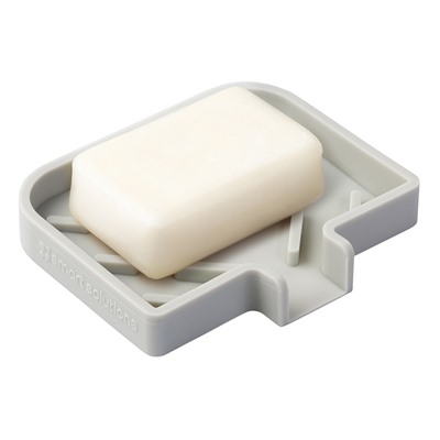 Мыльница Dry Flex, серая