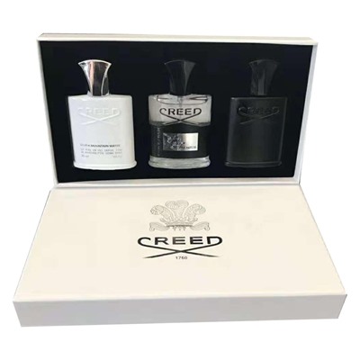 Подарочный набор Creed For Men 3x30 ml серебро