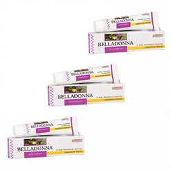 Набор мази Белладонна (3 x 25 г), Belladonna Ointment Set, произв. Bakson