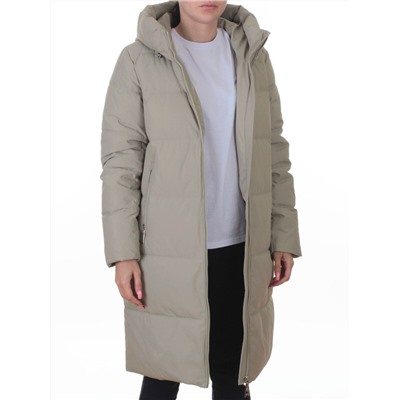 235 LT. GREEN (OLIVE) Пальто зимнее женское (200 гр. холлофайбер)