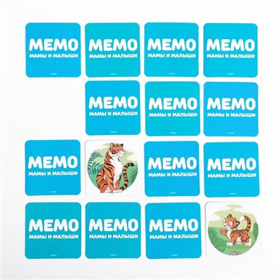 Развивающая игра «Мемо. Мамы и малыши», 3+