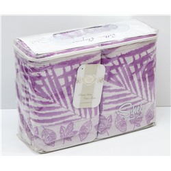 Велюровые Банные Полотенца 70x140 см. 6 шт/уп. Лиловый Wonderful Palmie - Sikel