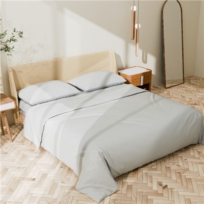Постельное бельё LoveLife евро Summer rain 200х217см, 225х240см, 50х70см-2шт, 100%хлопок, сатин, 125г/м²