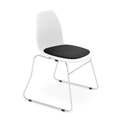 Стул SHT-ST29-CN6/S145-2
                        белый / чёрный / хром лак