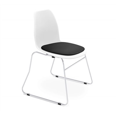 Стул SHT-ST29-CN6/S145-2
                        белый / чёрный / хром лак