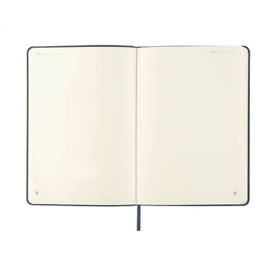 Записная книжка А5 96л. ЛАЙТ, кожзам, Greenwich Line "Classic. Dark blue", с резинкой, блок без линовки