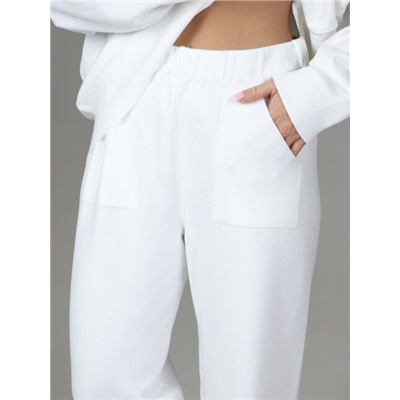 Женский вязаный костюм КВ-1.04 / Молочный