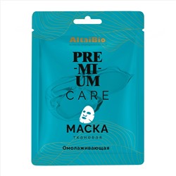 AltaiBio Premium Тканевая маска для лица Омолаживающая, 24 мл