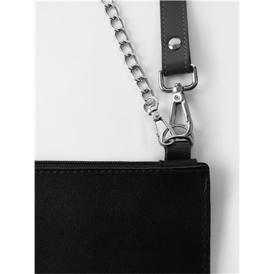 Полукольцо для сумок двойное, d=15 мм, толщина - 1 мм, 2 шт., цвет серебряный