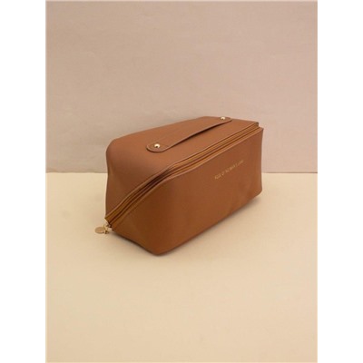 Сумка - органайзер из экокожи "Rose of no man's land" brown, 22*11*11 см