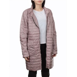 K-532 GRAY PINK Куртка демисезонная стеганая женская (70 гр. холлофайбер)