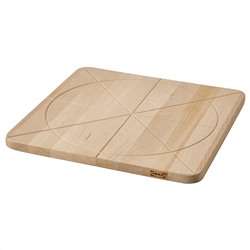 SÅPÖRTMAL, Schneidebrett, Buche,, 35x35 cm
